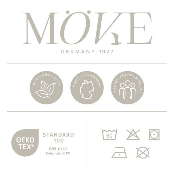 Möve Poolside Handtuch-Set, 4 Handtücher 50 x 100 cm, Made in Germany, 100% Baumwolle, Silver, 4 * 50x100
