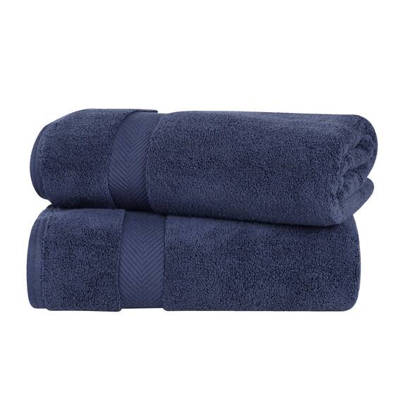 Superior - Kollektion, superweiches und saugfähiges Handtuchset, Baumwolle, mitternachtsblau, 3-teilig