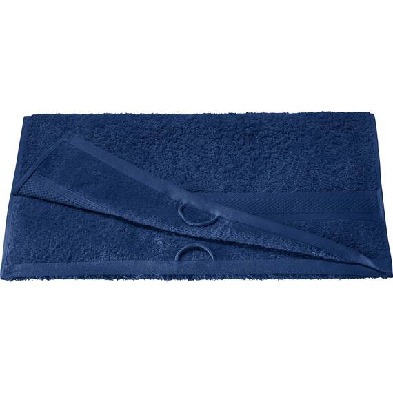 REDBEST Duschtuchset, Frottierset 4er-Pack Chicago dunkelblau Größe 70x140 cm - saugstark, strapazierfähig, ideal für Reisen, Sport (weitere Farben)