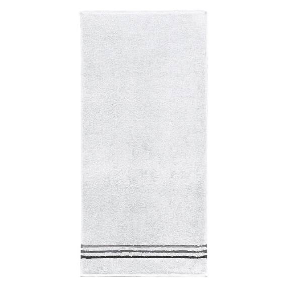 Schiesser Handtuchset Skyline Color - 4-teilig - 50 x 100 cm - Weiß