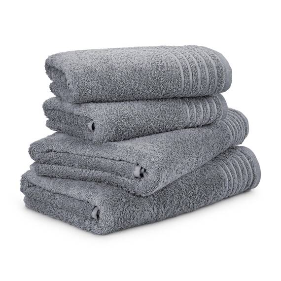 Möve Handtuchset New Classic 4-TLG Handtücher - 2X 50x100cm + 2X 67x140cm, 100% Baumwolle, Stone