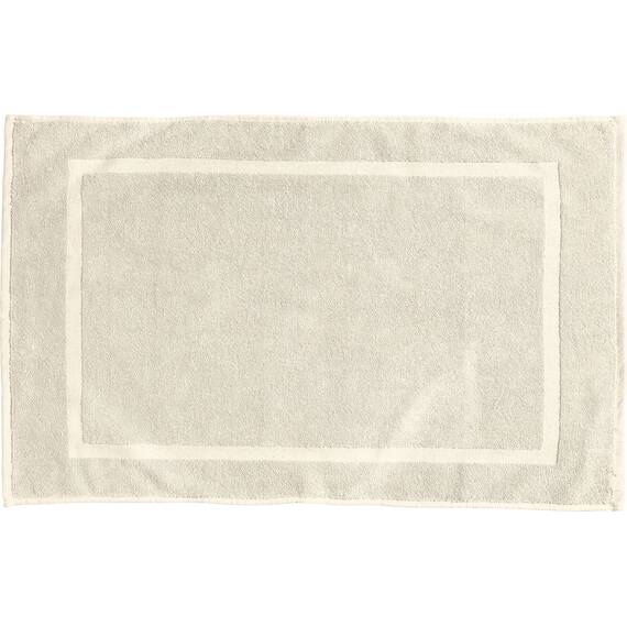 REDBEST Duschvorlage, Badteppich Chicago Creme Größe 50x80 cm - extra dick, weich, saustark und strapazierfähig (weitere Farben)
