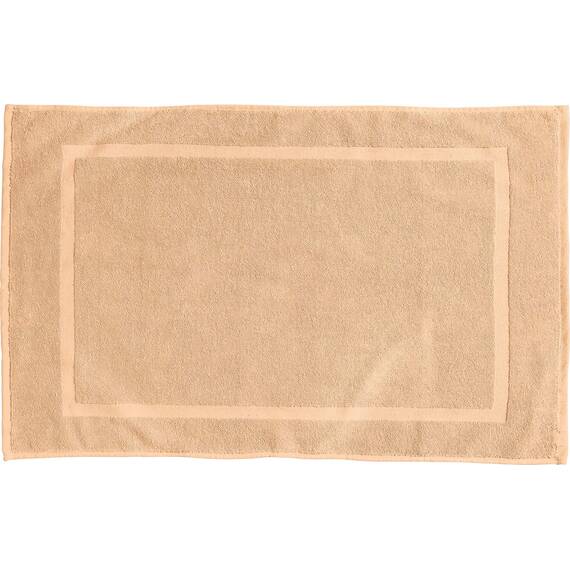 REDBEST Duschvorlage, Badteppich Chicago apricot Größe 50x80 cm - extra dick, weich, saustark und strapazierfähig (weitere Farben)