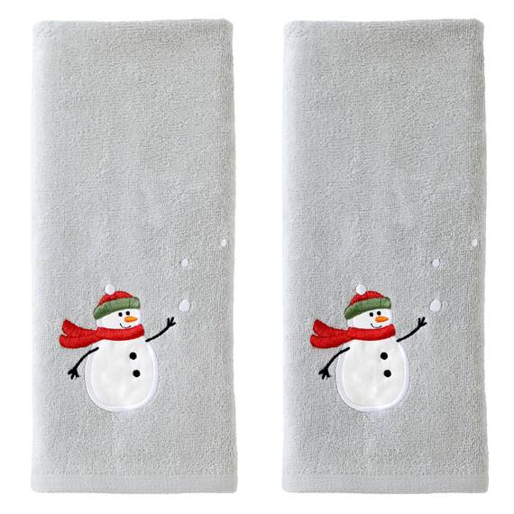 SKL Home Handtuchset Schneemann mit Schneebällen