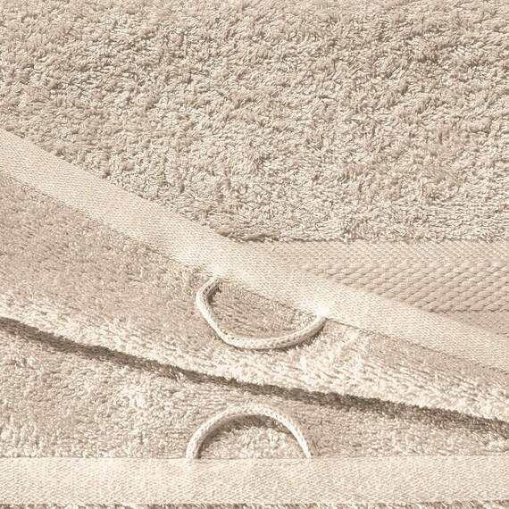 REDBEST Handtuchset, Frottierset 6er-Pack Chicago beige Größe 50x100 cm - saugstark, strapazierfähig, ideal für Reisen, Sport (weitere Farben)