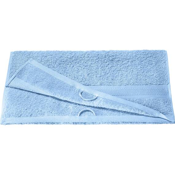 REDBEST Duschtuchset, Frottierset 4er-Pack Chicago hellblau Größe 70x140 cm - saugstark, strapazierfähig, ideal für Reisen, Sport (weitere Farben)