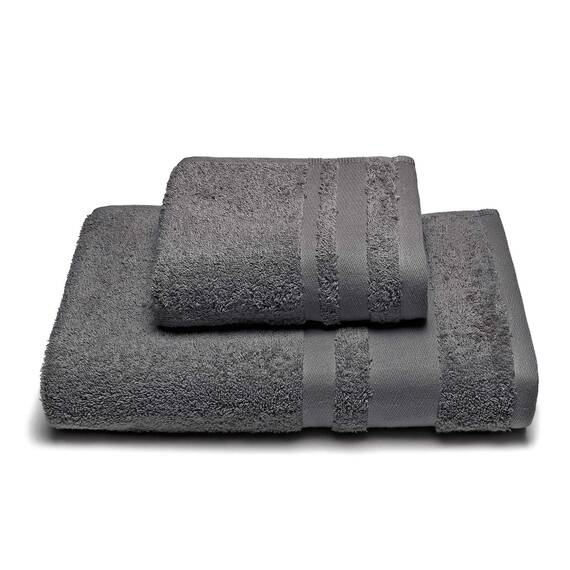 Caleffi - 2-teiliges Handtuchset 100% Baumwolle Frottee – 1 Handtuch 50x100 cm + 1 Gästetuch 40x60 cm, Weich & Saugfähig