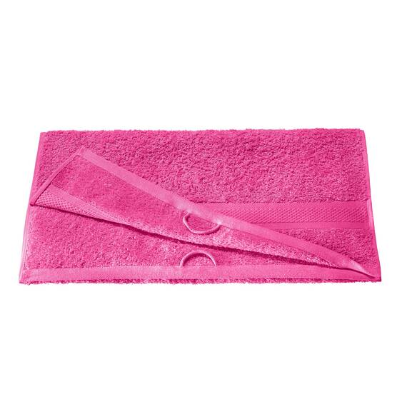 REDBEST Badetuch Chicago pink Größe 100x150 cm - saugstark, strapazierfähig, ideal für Reisen, Sport (weitere Farben)
