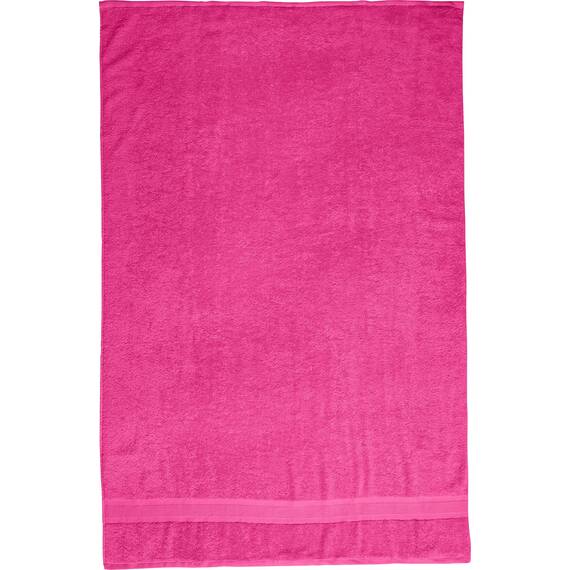 REDBEST Badetuch Chicago pink Größe 100x150 cm - saugstark, strapazierfähig, ideal für Reisen, Sport (weitere Farben)