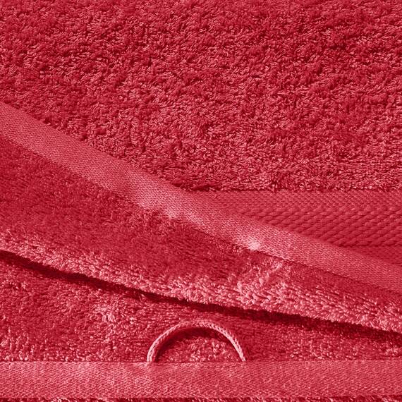 REDBEST Gästetuch 6er-Pack Chicago rot Größe 30x50 cm - saugstark, strapazierfähig, ideal für Reisen, Sport (weitere Farben)