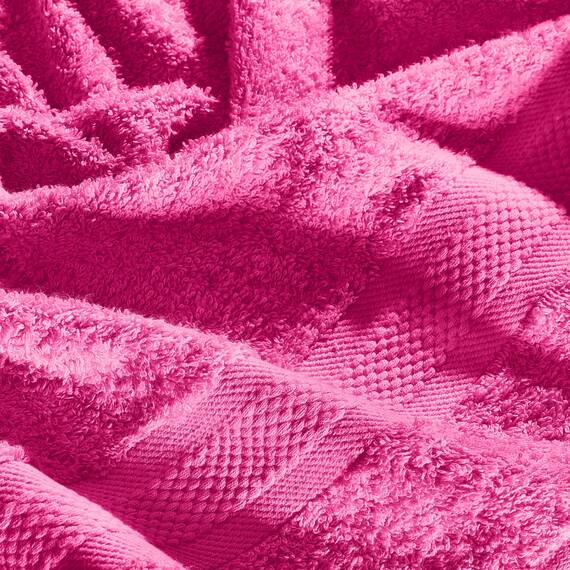 REDBEST Gästetuch 2er-Pack Chicago pink Größe 30x50 cm - saugstark, strapazierfähig, ideal für Reisen, Sport (weitere Farben)