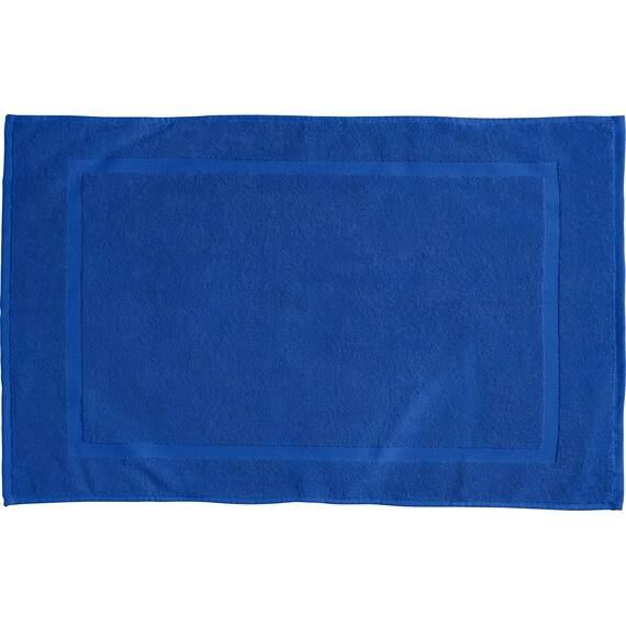 REDBEST Duschvorlage, Badteppich Chicago Royalblau Größe 50x80 cm - extra dick, weich, saustark und strapazierfähig (weitere Farben)