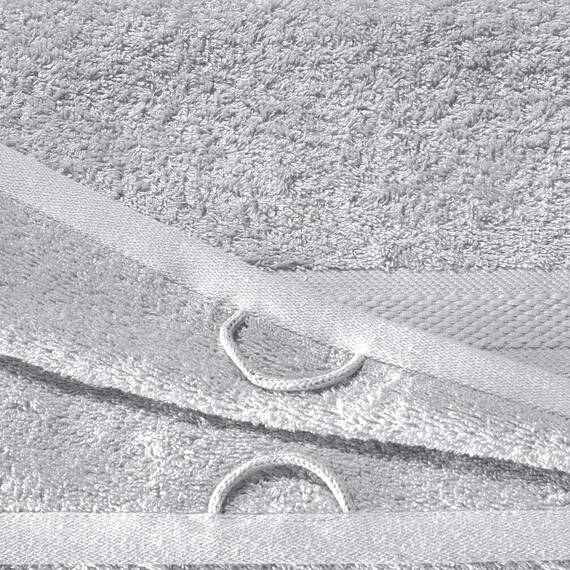 REDBEST Handtuchset, Frottierset 6er-Pack Chicago Silber Größe 50x80 cm - saugstark, strapazierfähig, ideal für Reisen, Sport (weitere Farben)