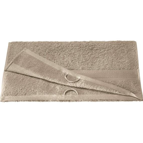 REDBEST Handtuch Chicago Taupe Größe 50x100 cm - saugstark, strapazierfähig, ideal für Reisen, Sport (weitere Farben)