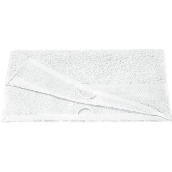REDBEST Handtuch Chicago weiß Größe 50x100 cm - saugstark, strapazierfähig, ideal für Reisen, Sport (weitere Farben)