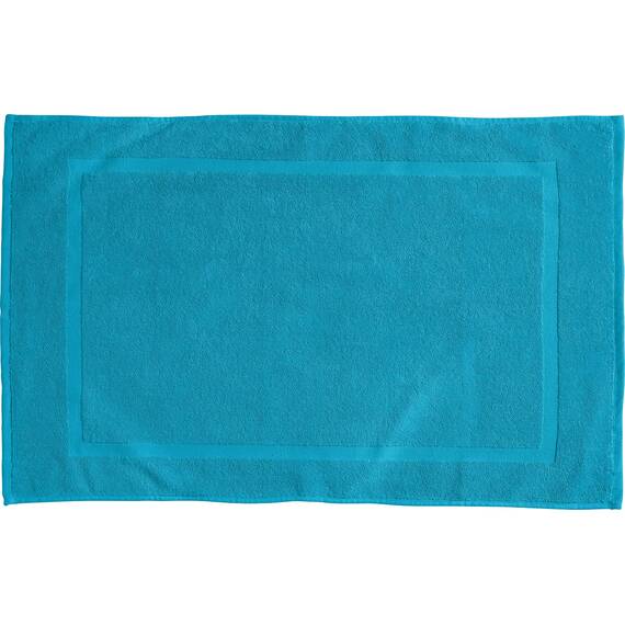 REDBEST Duschvorlage, Badteppich Chicago türkis Größe 50x80 cm - extra dick, weich, saustark und strapazierfähig (weitere Farben)