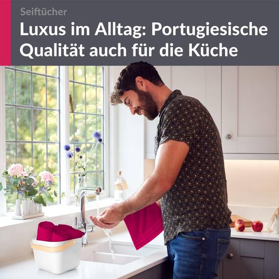 Lashuma 6 teiliges Mini Handtuch Set 30x30 cm, London Baumwolle Gästehandtücher klein Rot - Rhabarber