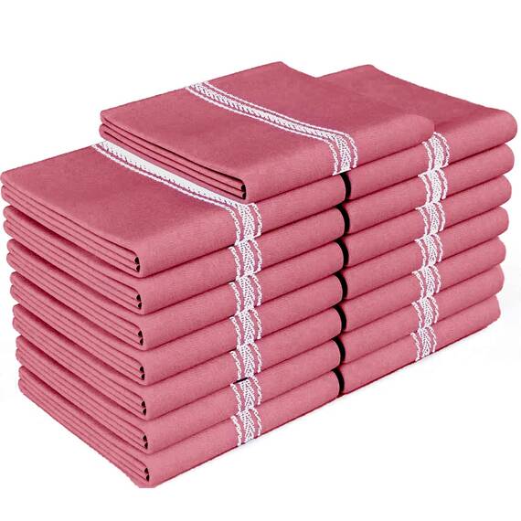 Zeppoli klassische Küchentücher, Handtuchset aus 100 % natürlicher Baumwolle, wiederverwendbare Waschlappen, saugfähige Geschirrtücher, maschinenwaschbare Handtücher, Küchenutensilien, 36 x 63,5 cm