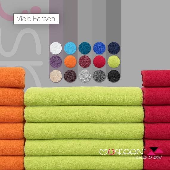 Müskaan® 4er Handtuch Set Terra-Orange, 100% Baumwolle, 50x100cm, 500g/m² – Öko-Tex, Frottee Handtücher Set Baumwolle, Handtucherset 50x100cm, Handtuchset Orange für Bad, 60°C waschbar, Frotteetücher