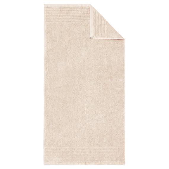 Dyckhoff 0410996225 Handtuchset "Brillant", 2 Badetücher / Duschtücher 70 x 140 cm und 4 Handtücher 50 x 100 cm, 6-teilig, sekt / nuss