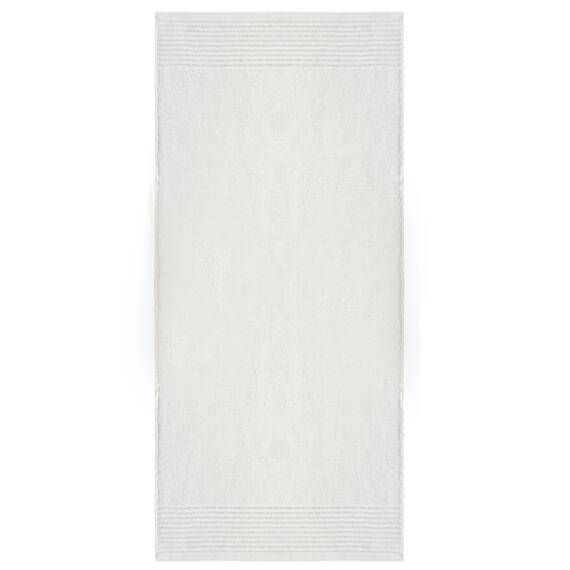 Dyckhoff 0410996100 Handtuchset "Brillant", 2 Badetücher / Duschtücher 70 x 140 cm und 4 Handtücher 50 x 100 cm, 6-teilig, weiß / schwarz