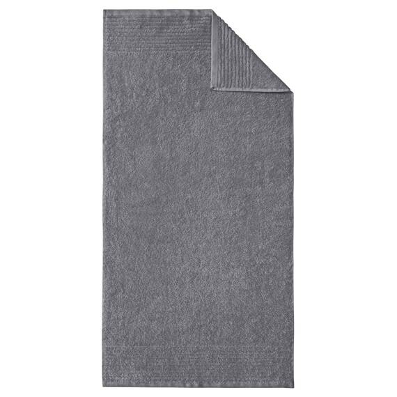Dyckhoff Handtuchset Brillant, 2 Badetücher 70 x 140 cm und 4 Handtücher 50 x 100 cm, 6-teilig, grau