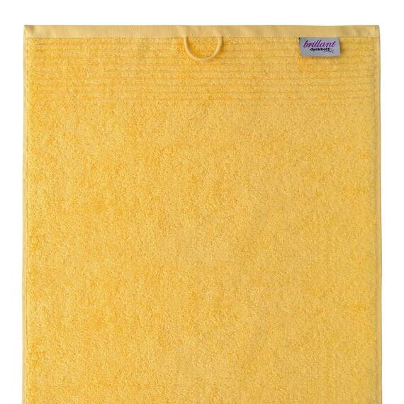 Dyckhoff Handtuchset "Brillant", 2 Badetücher / Duschtücher 70 x 140 cm und 4 Handtücher 50 x 100 cm, 6-teilig, mais