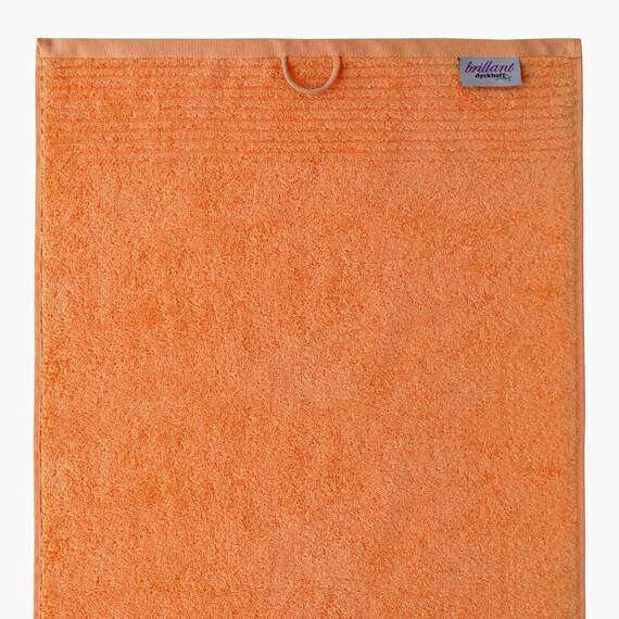 Dyckhoff Handtuchset "Brillant", 2 Badetücher / Duschtücher 70 x 140 cm und 4 Handtücher 50 x 100 cm, 6-teilig, peach