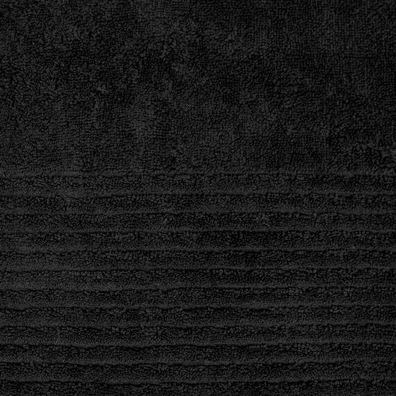 Dyckhoff 0410996100 Handtuchset "Brillant", 2 Badetücher / Duschtücher 70 x 140 cm und 4 Handtücher 50 x 100 cm, 6-teilig, weiß / schwarz