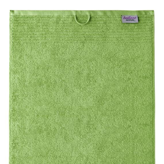 Dyckhoff Handtuchset Brillant, 2 Badetücher 70 x 140 cm und 4 Handtücher 50 x 100 cm, 6-teilig, Apfel