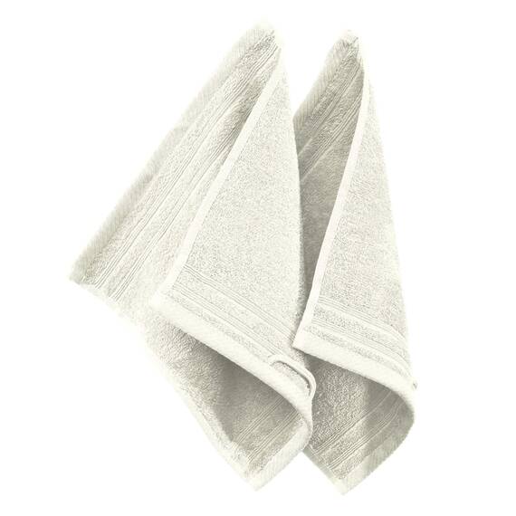Erwin Müller Seiftuch Heidelberg 2er- Pack 100% Baumwolle Creme Größe 30x30 cm - leichte Qualität, saugstark, schnelltrocknend, kompakt - ideal für Sport, Strand, Reisen (weitere Farben)