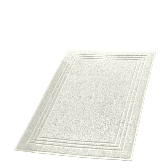 Erwin Müller Badteppich, Badematte, Duschvorleger Heidelberg 100% Baumwolle Creme Größe 50x80 cm - sehr weich, schnell trocknend, strapazierstark