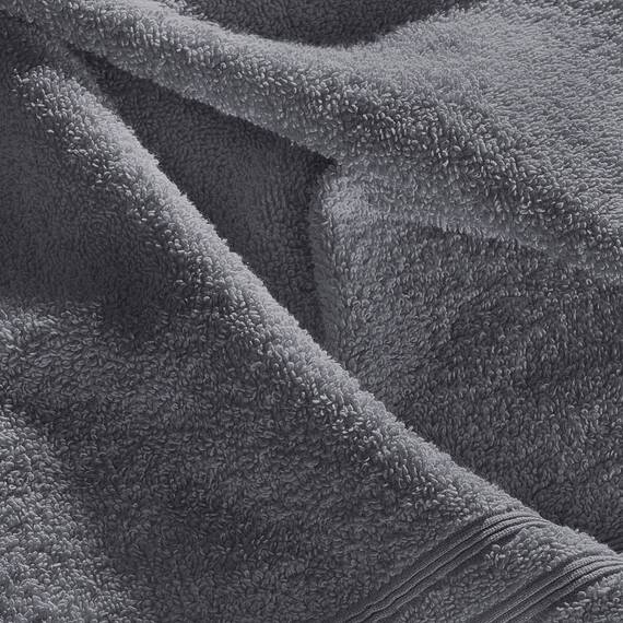 Erwin Müller Badetuch Heidelberg 100% Baumwolle anthrazit Größe 100x150 cm - saugstark, gut trocknend, kompakt, leichte Qualität - ideal für Sport, Strand, Reisen (weitere Farben)