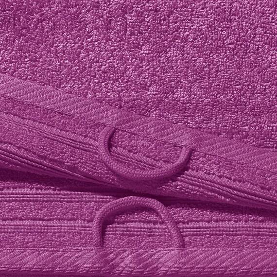 Erwin Müller Duschtuch Heidelberg 100% Baumwolle Fuchsia Größe 70x140 cm - saugstark, gut trocknend, kompakt, leichte Qualität - ideal für Sport, Strand, Reisen (weitere Farben)