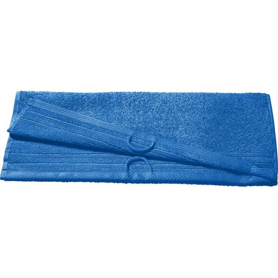 Erwin Müller Handtuch Heidelberg 100% Baumwolle Royalblau Größe 50x100 cm - saugstark, gut trocknend, kompakt, leichte Qualität - ideal für Sport, Strand, Reisen (weitere Farben)