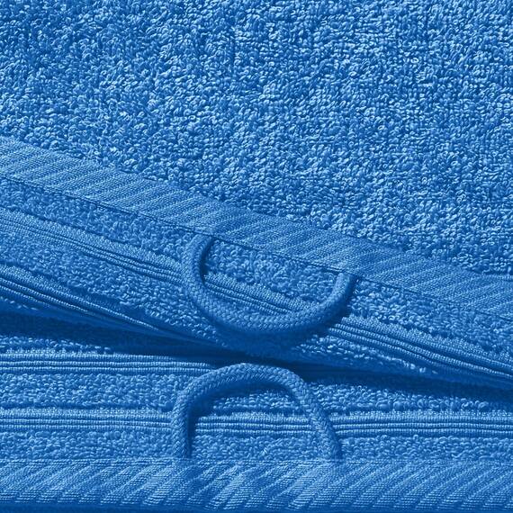 Erwin Müller Handtuch Heidelberg 100% Baumwolle Royalblau Größe 50x80 cm - saugstark, gut trocknend, kompakt, leichte Qualität - ideal für Sport, Strand, Reisen (weitere Farben)