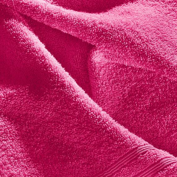 Erwin Müller Duschtuch Heidelberg 100% Baumwolle pink Größe 70x140 cm - saugstark, gut trocknend, kompakt, leichte Qualität - ideal für Sport, Strand, Reisen (weitere Farben)