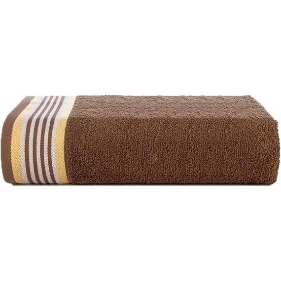 Casa Copenhagen He & She 6-teiliges Handtuchset, Braun - Beige, 550 g/m²2 Badetücher, 2 Handtücher, 2 Waschlappen, Entworfen in Dänemark Aus ägyptischer Baumwolle für Bad, Küche & Dusche