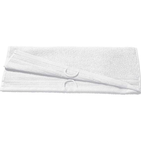 Erwin Müller Handtuch Heidelberg 100% Baumwolle weiß Größe 50x100 cm - saugstark, gut trocknend, kompakt, leichte Qualität - ideal für Sport, Strand, Reisen (weitere Farben)