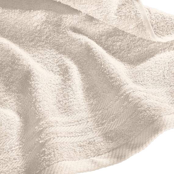 REDBEST Gästetuch New York 2er- Pack Creme Größe 30x50 cm - leichte, weiche Qualität, saugstark, sehr strapazierfähig, 100% Baumwolle