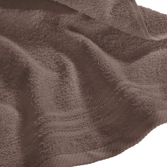 REDBEST Handtuchset, Frottierset New York 6-TLG. Taupe - leichte, weiche Qualität, saugstark, sehr strapazierfähig, 100% Baumwolle