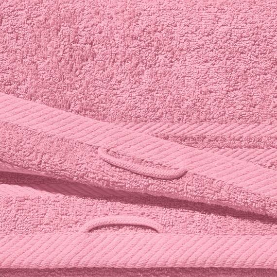REDBEST Gästetuch New York 2er- Pack rosa Größe 30x50 cm - leichte, weiche Qualität, saugstark, sehr strapazierfähig, 100% Baumwolle