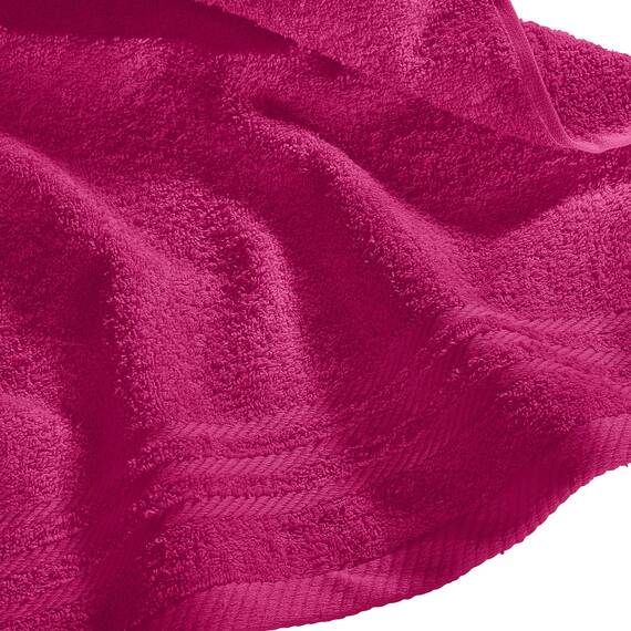REDBEST Seiftuch New York 2er- Pack Fuchsia Größe 30x30 cm - leichte, weiche Qualität, saugstark, sehr strapazierfähig, 100% Baumwolle