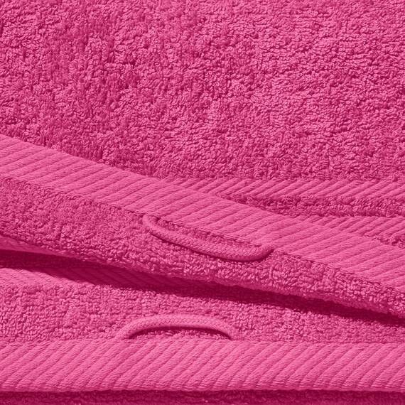 REDBEST Seiftuch New York 2er- Pack pink Größe 30x30 cm - leichte, weiche Qualität, saugstark, sehr strapazierfähig, 100% Baumwolle