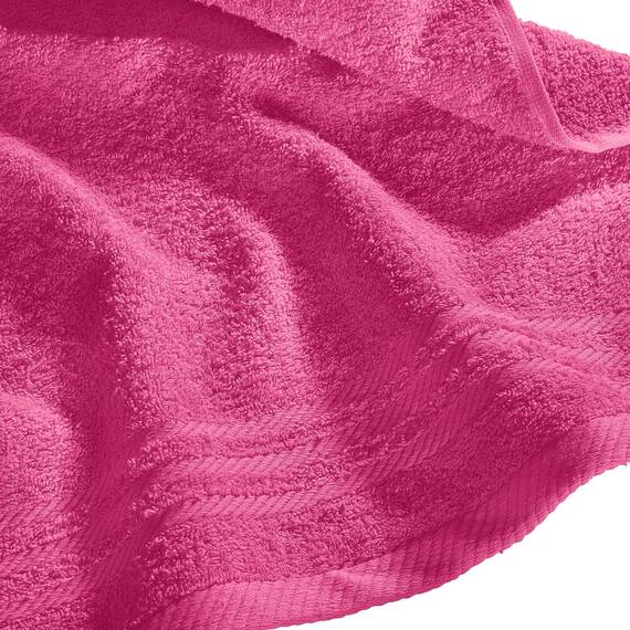 REDBEST Gästetuch New York 2er- Pack pink Größe 30x50 cm - leichte, weiche Qualität, saugstark, sehr strapazierfähig, 100% Baumwolle