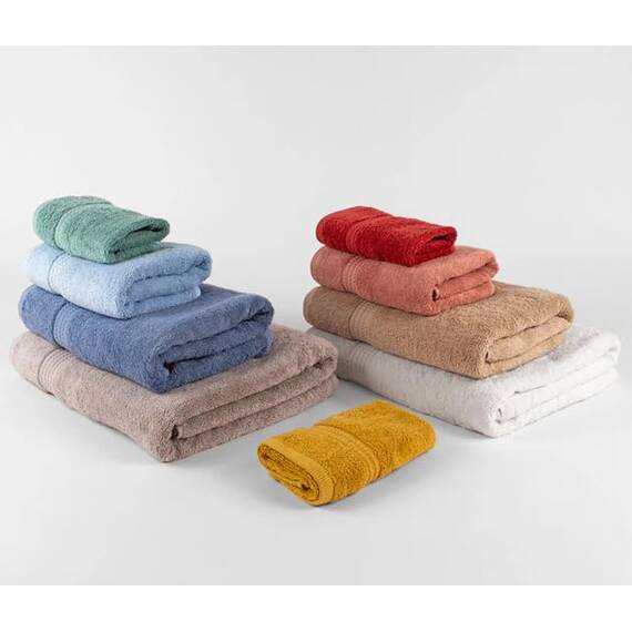 TRAMAS+ 4er-Set Premium Handtücher 700 g, 100% Baumwolle, 2 Handtücher 50x100 cm und 2 Badetücher 70x140 cm, extra weich, schnelltrocknend und sehr saugfähig - Weiß