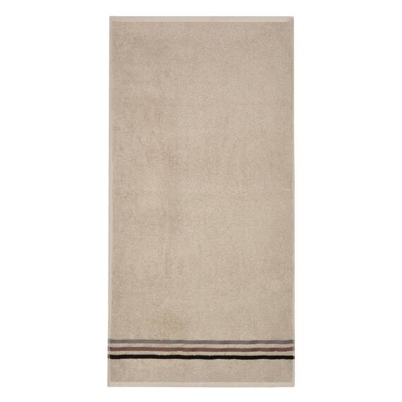 Schiesser Handtuchset Skyline Color - 4-teilig - 50 x 100 cm - Sand