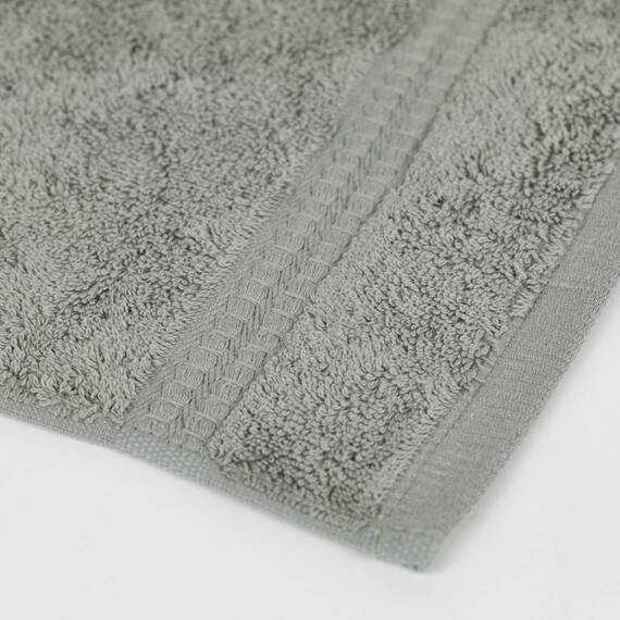 TRAMAS+ 4er-Set Premium Handtücher 700 g, 100% Baumwolle, 2 Handtücher 50x100 cm und 2 Badetücher 70x140 cm, extra weich, schnelltrocknend und sehr saugfähig - Trockenes Grün