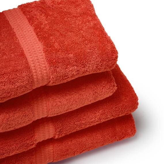 TRAMAS+ 4er-Set Premium Handtücher 700 g, 100% Baumwolle, 2 Handtücher 50x100 cm und 2 Badetücher 70x140 cm, extra weich, schnelltrocknend und sehr saugfähig - Fliesen