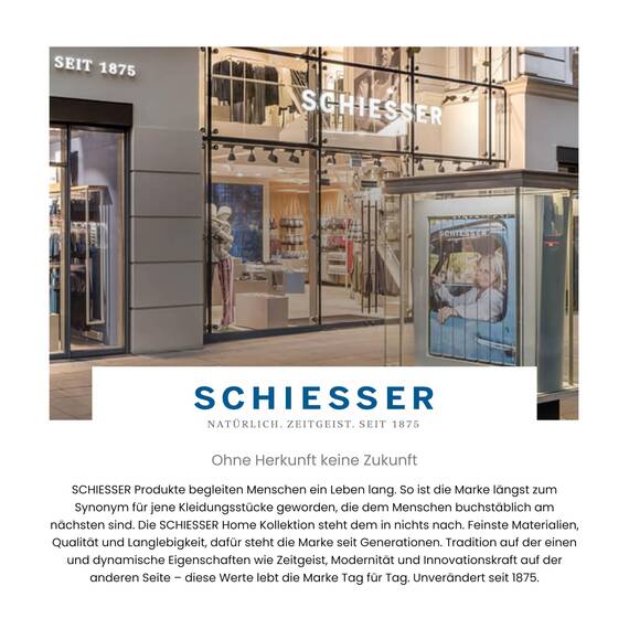 Schiesser Handtuchset Skyline Color - 4-teilig - 50 x 100 cm - Dunkelgrün